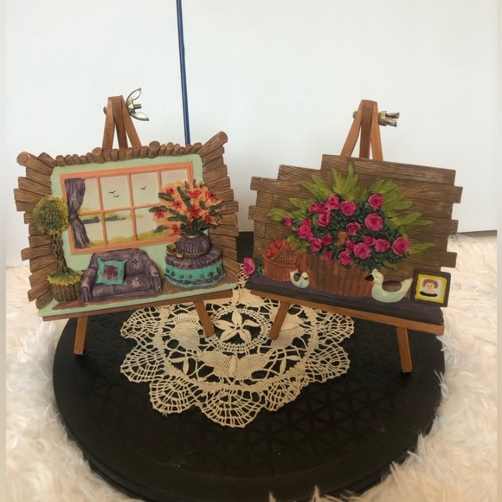 Resin Art on Easel Frames